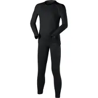 Falke Baselayerset Kids MW Black-Maat 110 - 116