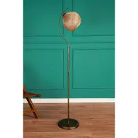 Opviq Vloerlamp Povimento | metaal goudkleurig 30x30x165 cm vloerlampen | NADUVI