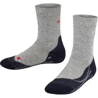 Falke Hardloopsokken Kids RU4 Lightgrey-Schoenmaat 35 - 38