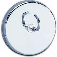 MAUL Hook Cirkel Haakmagneet Zilver 9 kg draagkracht 51,5 mm
