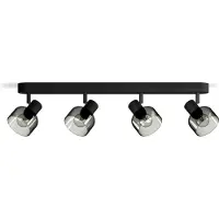 Philips Opbouwspot Sleet Zwart 4xe14