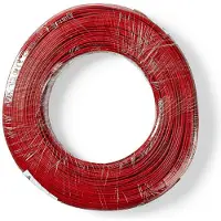 Nedis Luidspreker Kabel - Rol 100 Meter - Rood / Zwart
