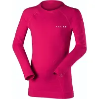 Falke Wool-Tech sneldrogend wol functioneel materiaal functioneel shirt met lange mouwen kinderen pink - maat 134-140