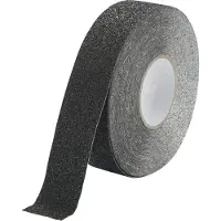 Durable Duurzame antisliptape Duraline Grip+, vervormbaar, voor binnen en buiten, DIN 51130, zelfklevend, grove coating, 1 rol met L 15 m x B 50 mm, aluminium, zwart