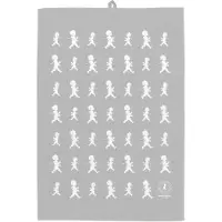 Solstickan Design Solstickan keukenhanddoek 50x70 cm Grijs-wit