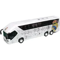 Bandai Real Madrid Cf Retrofrictiebus Met Te Openen Zijdeuren Schaal 1:50