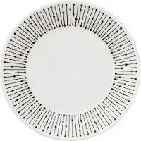 Arabia Mainio Sarastus schotel Ø11,5 cm Zwart-wit