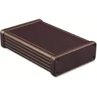Hammond Electronics 1455J1202BK Profielbehuizing 120 x 78 x 27 Aluminium Zwart 1 stuk(s)