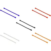 DeLOCK Cable Ties flexible L 150 x W 4 mm assorted colors set 10 pieces