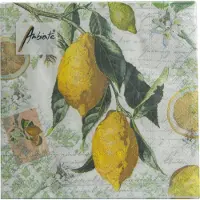 Ambiente Servetten Lemon 33cm