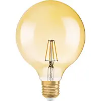 Osram Ledvance - LED Lamp - E27 - Filament - 6.5W 720lm - 2400K Extra Warm Wit Licht | Vintage 1906 Globe 52