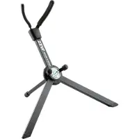 K&M 14330 saxofoonstand Jazz zwart, Eb-Alt-saxofoon - Standaard voor houten blaasinstrumenten