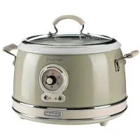 Ariete 2904/03 - Vintage Slowcooker - XL Rijstkoker - 3.5 Liter inhoud - 700 Watt - warmhoudfunctie - Beige