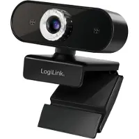 Logilink Pro full HD USB webcam with microphone Full HD-webcam Klemhouder, Microfoon