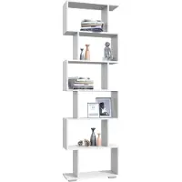 VCM PalusaL wandkast 6 planken wit.