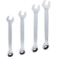 Ks Tools 503.4601 503.4601 Steek-ringratelsleutel Sleutelbreedte (metrisch) 24 - 32 mm
