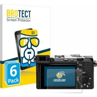 BROTECT Screenprotector 6 Stuks voor Sony Alpha 7C II (ILCE-7CM2) Beschermglas transparant