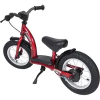 Bikestar Classic loopfiets, 12 inch, rood unisex