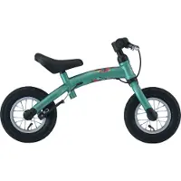 Bikestar Sport, 2 in 1 meegroei loopfiets, 10 inch, groen unisex