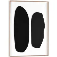 Reinders - Black Duo - Relief Art Schilderij 70x50cm Hout