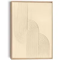 Reinders Schilderij 3D Art Knot - sand - 70 x 50 - Hout -