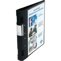 Wedo ERGOGRIP presentatiemap, 38 mm, zwart voorplat & achterplat: zwart, DIN A4, vulhoogte (A4)