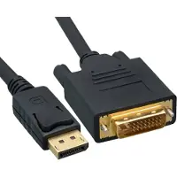 SBOX - Displayport -DVI-2 video kabel adapter 2 m Zwart