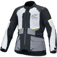 Alpinestars Andes Air Drystar Jas IJsgrijs Donkergrijs Zwart Maat L