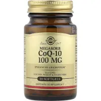 Solgar , Megasorb CoQ-10, 100 mg, 30 Zachte Gelatinecapsules