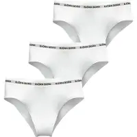Björn Borg Logo Highwaist Briefs 3-pack Wit | Maat: XL