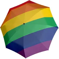 Doppler Paraplu Modern.Art Magic Mini Pride Rainbow Veelkleurig