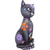 Nemesis Now beeld - Hippy Kitty - meerkleurig - Maat Standard
