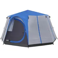 Coleman Octagon 8 - Familietent - 8 Persoons - Blauw/Lime