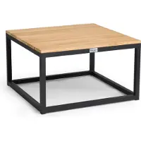 Tierra Outdoor Loungetafel Rio Antraciet / Teak 60 X 60 X 35 Cm Medium