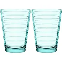 Iittala Aino Aalto Drink 33 Cl Pak Van 2 - Drinkglazen Glas Water Green - 1008629