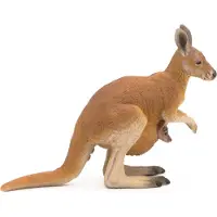 Papo - 50188 - figurine - animaux - kangourou avec bébé