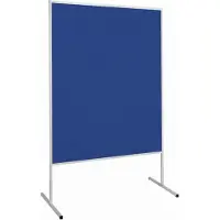 MAUL presentatiebord Maulstandard, oppervlak van vilt, kurk of papier, mobiel, vilt blauw