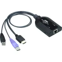 Aten KA7188-AX toetsenbord-video-muis (kvm) kabel Zwart, Metallic, Paars