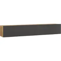 En.casa Tv-meubel Lapinlahti 180x31,5x29,5cm houtkleurig en antraciet
