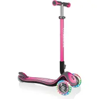 Globber Step ELITE DELUXE LIGHTS met lichtwielen - roze