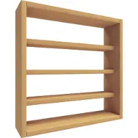 VCM OsadoS wandkast wandmontage 4 planken beuken.