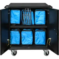 LEBA Innovation NoteCart Flex Extended 32 Laad- en managementsysteem Wagen Laptops, Chromebooks, Tablets, iPads