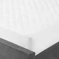 Beliani PUMORI - Matrastopper - Wit 180 x 200 cm - Japara katoen