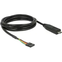 DeLOCK Converter USB Type-C 2.0 male to LVTTL 6 pin pin header female 2.0 m