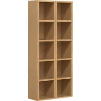 VCM Houten CD DVD Staande Opbergplank Boekenplank Decoratieve Plank Megosa S
