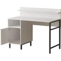 Skye Decor Bureautafel Woody Fashion | 120 x 54 x 100 cm | Wit
