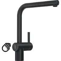 Franke Atlas Neo Sensor mengkraan, industrieel zwart, voor hoge druk, met uittrekbare uitloop / Éénhendelmengkraan