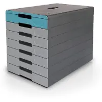 Durable IDEALBOX PRO 7 776306 Ladebox Antraciet DIN A4, DIN C4 Aantal lades: 7