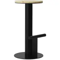 Normann Copenhagen Pole barkruk 75cm pine/black