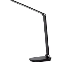 Lucide ALDWIN - Bureaulamp - LED Dimb. - 1x8W 2800K/6500K - Zwart